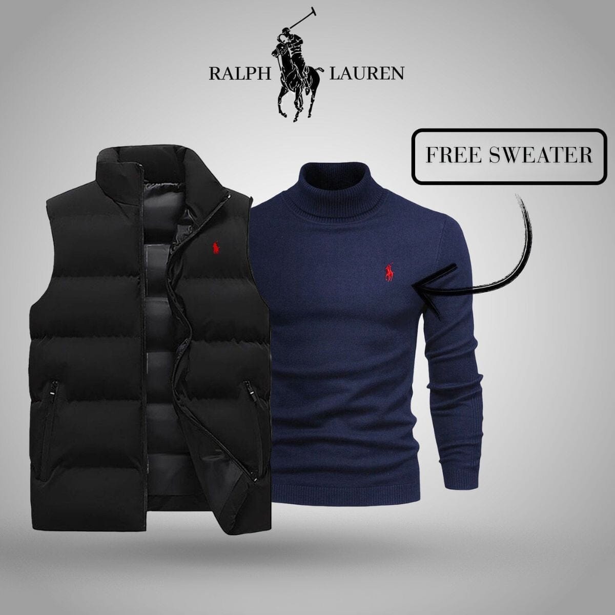 𝑅𝐿 Vest + Free Sweater