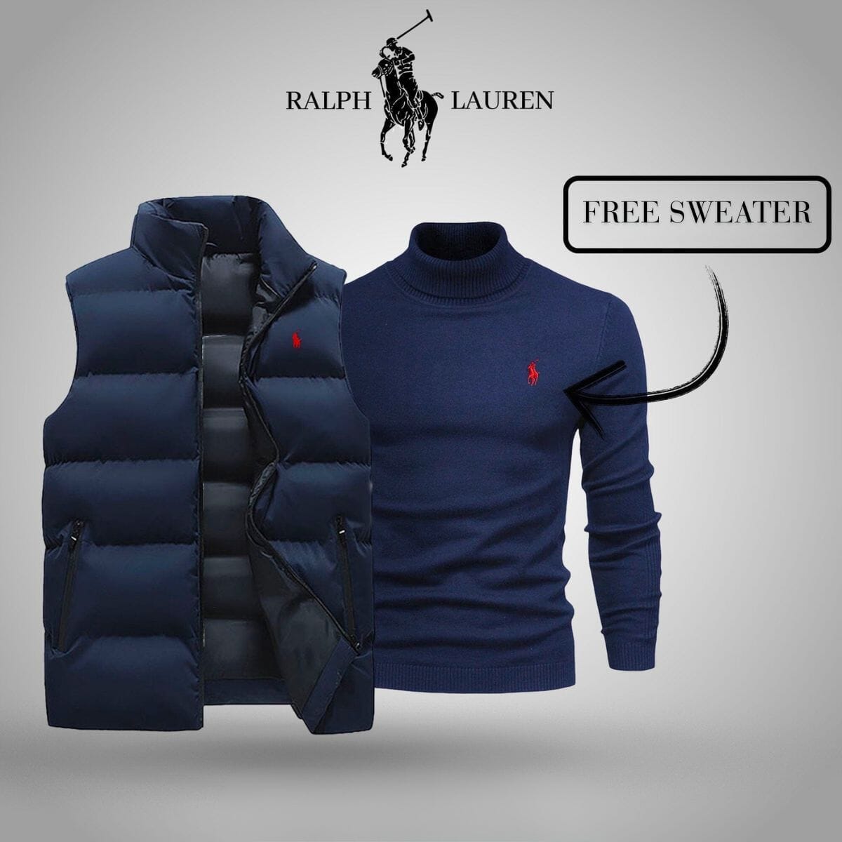 𝑅𝐿 Vest + Free Sweater